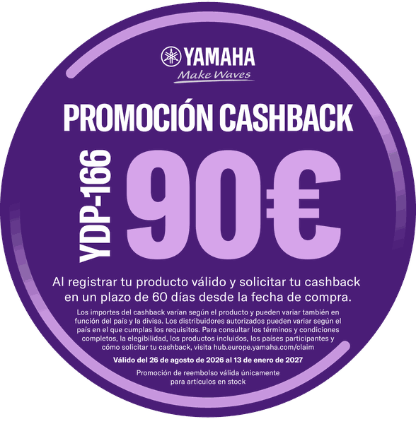 Cashback de Yamaha: recibe 90 € – mira cómo